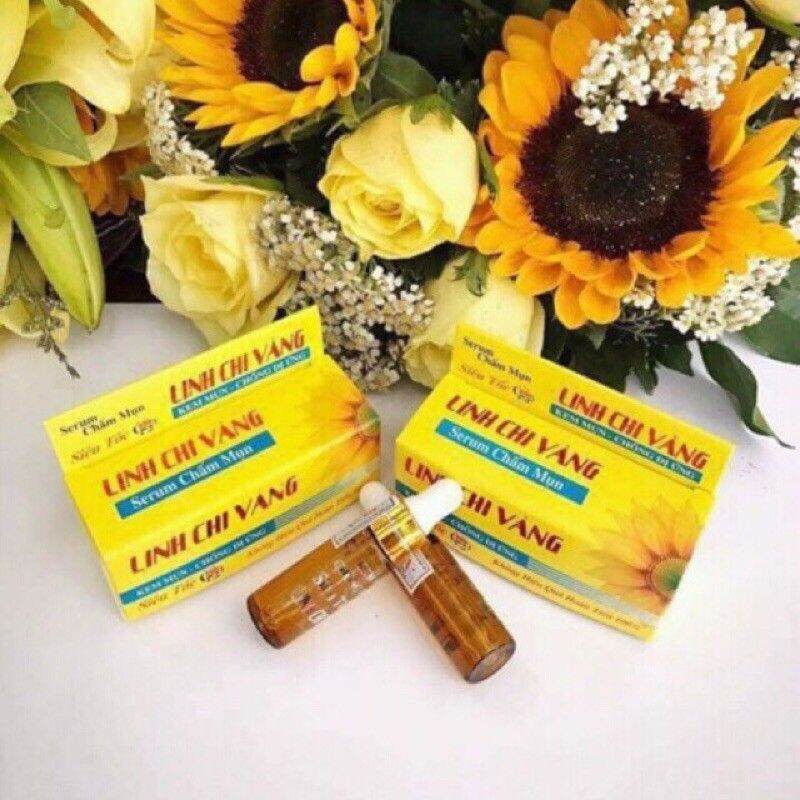 Sirum chấm mụn siêu tốc linh chi vàng