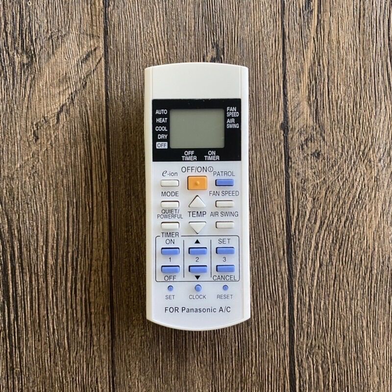 REMOTE máy lạnh PANASONIC e-ion ( tặng pin )