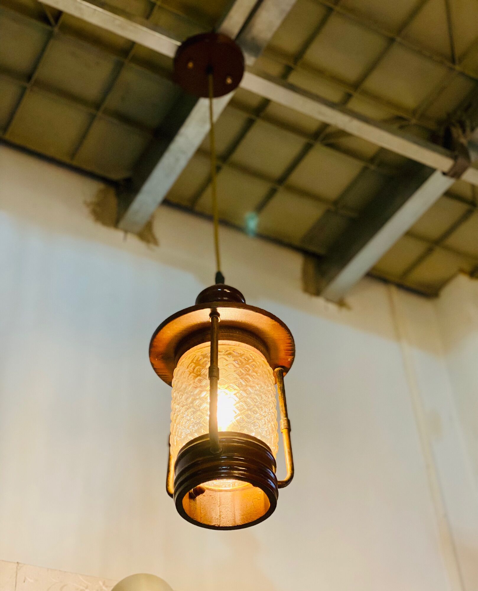 Đèn thả giả cổ 1 bóng trang trí
