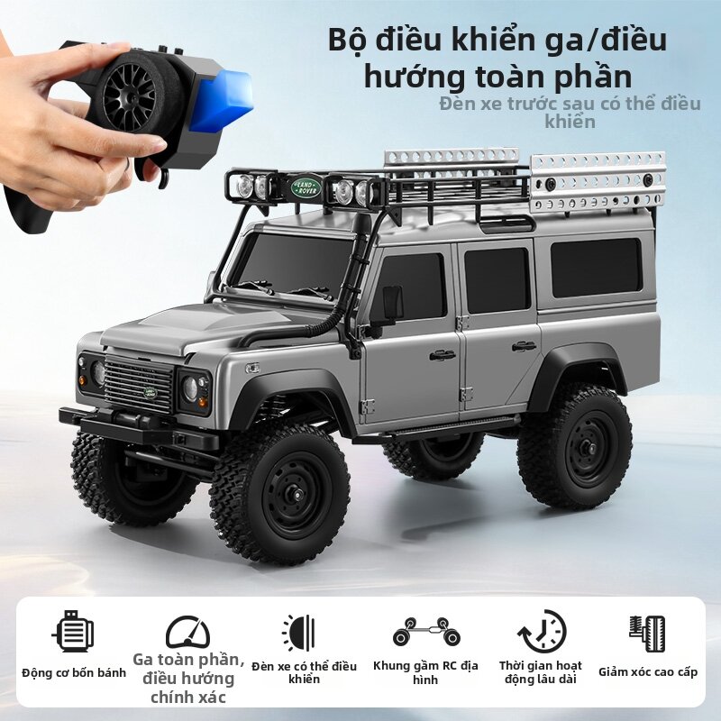 MN MODEL | Off-road RC Car Climbable Tank and Jeep Wrangler Model - 4