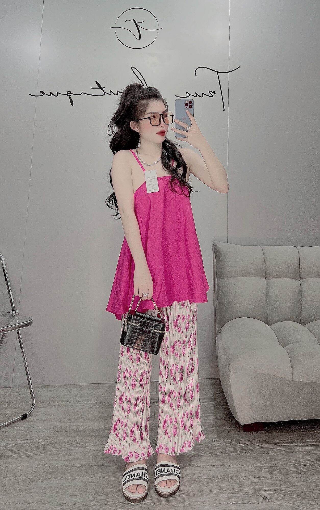 sét 2 dây vải lụa mềm mịn