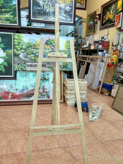 Giá vẽ gỗ DIY gấp gọn