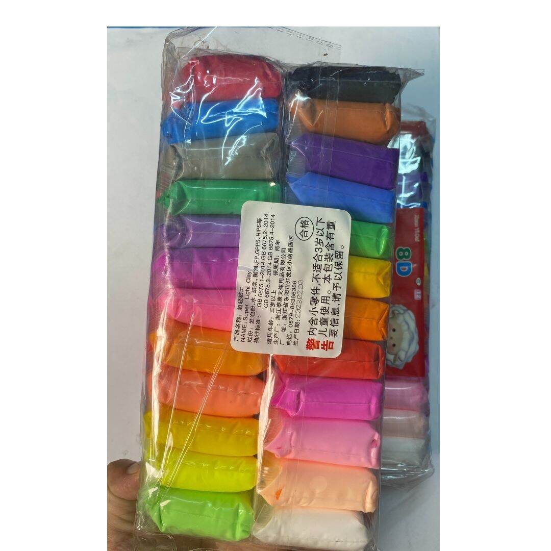 ĐẤT SÉT TỰ KHÔ 12-24-36 MÀU
