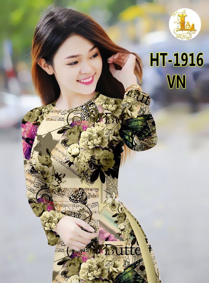 Vải áo dài 3d