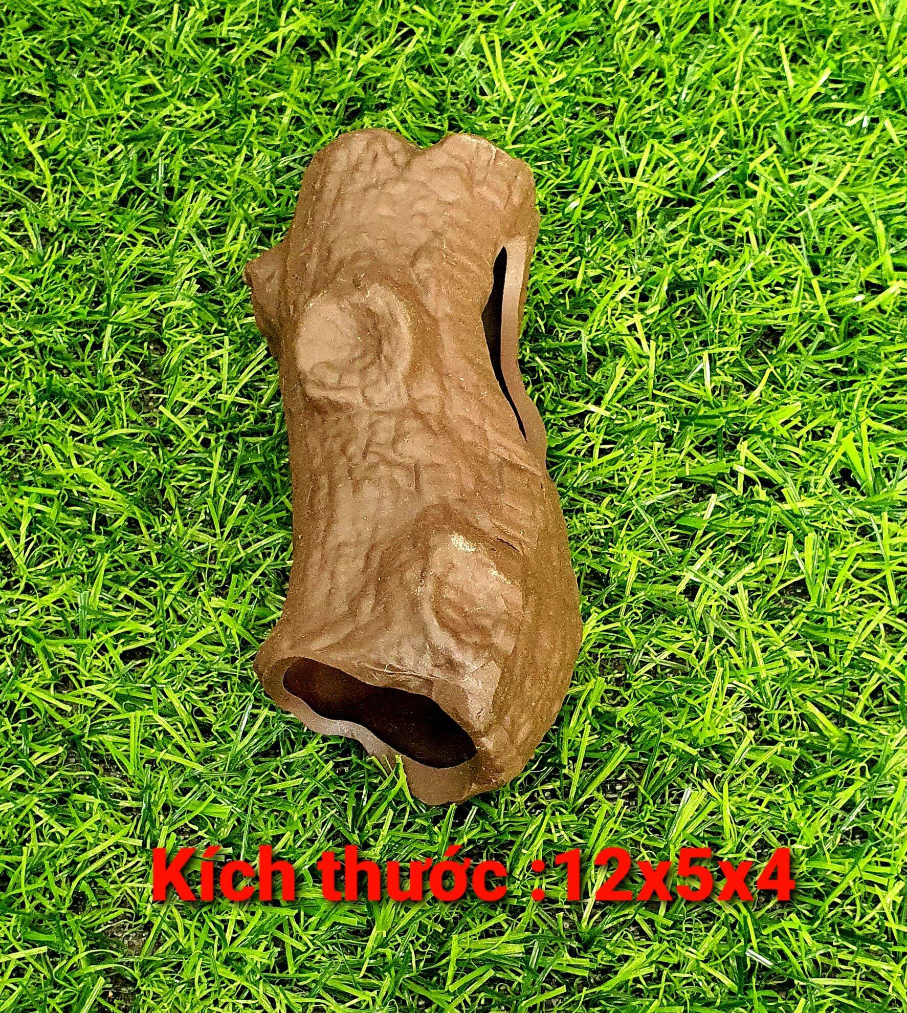 Đồ Chơi Tép - Hang Pleco - Hang Trú Cho Cá Tép - Trang Trí Hồ Cá - Hốc cây