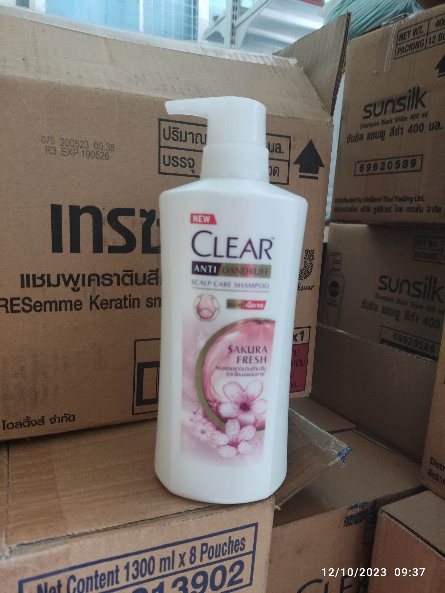 Dầu gội Clear Thái Lan sakura 400ml hàng chuẩn sạch mềm tóc