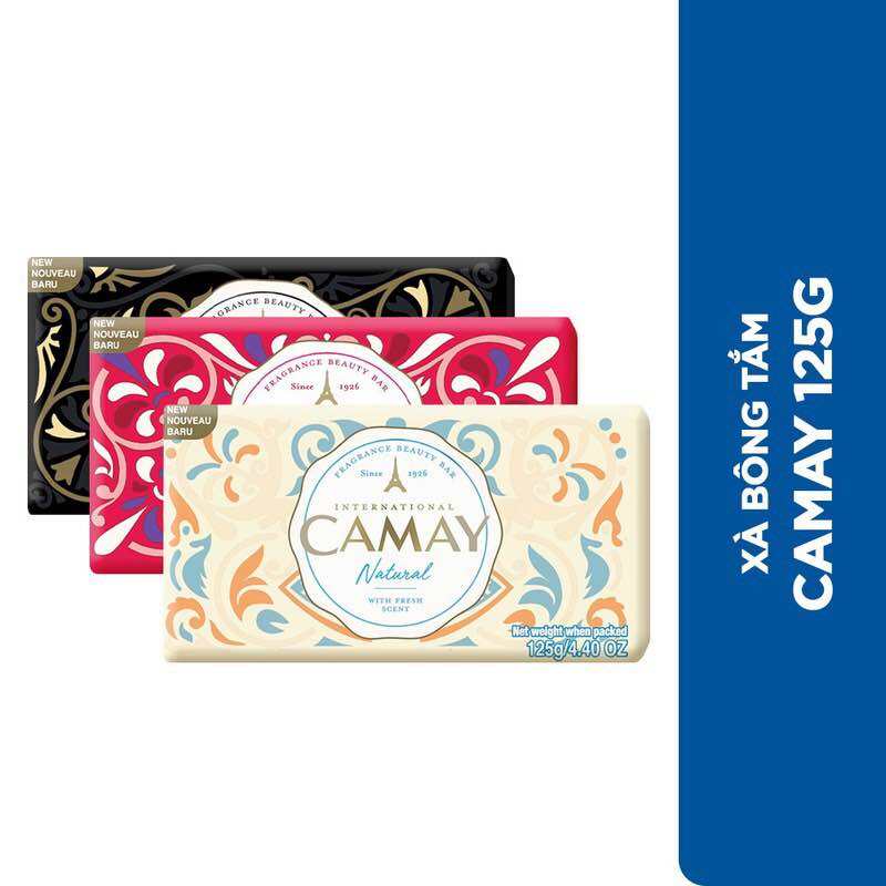 Xà Bông Cục CAMAY Hương Nước Hoa Hàng Nhập Khẩu