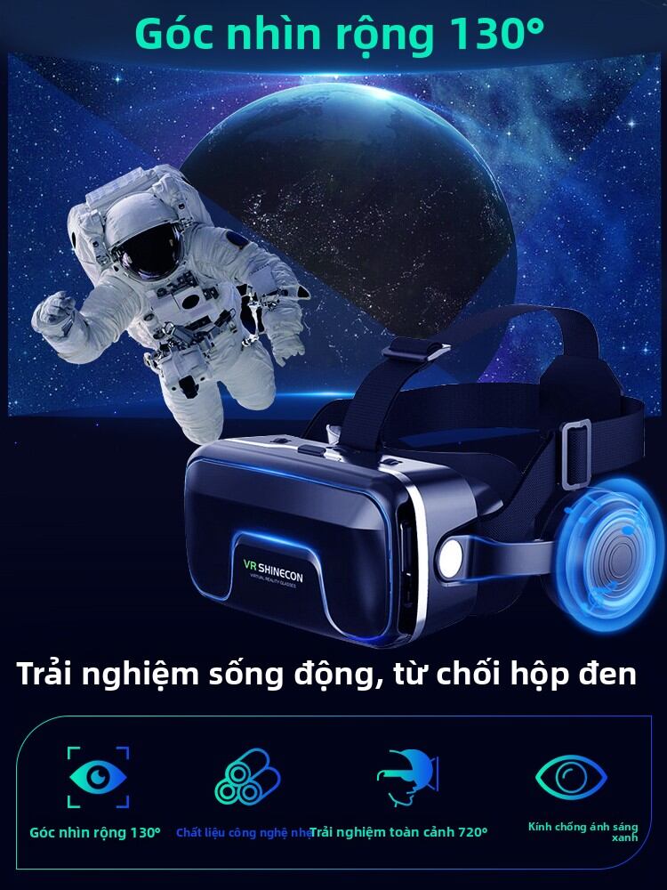 New Virtual Reality VR Glasses Magic Mirror Integrated Gaming Console for Mobile Phone AR Intelligent 3D Play Games Device Giá 1,330,000 Đồng*Miễn phí vận chuyển