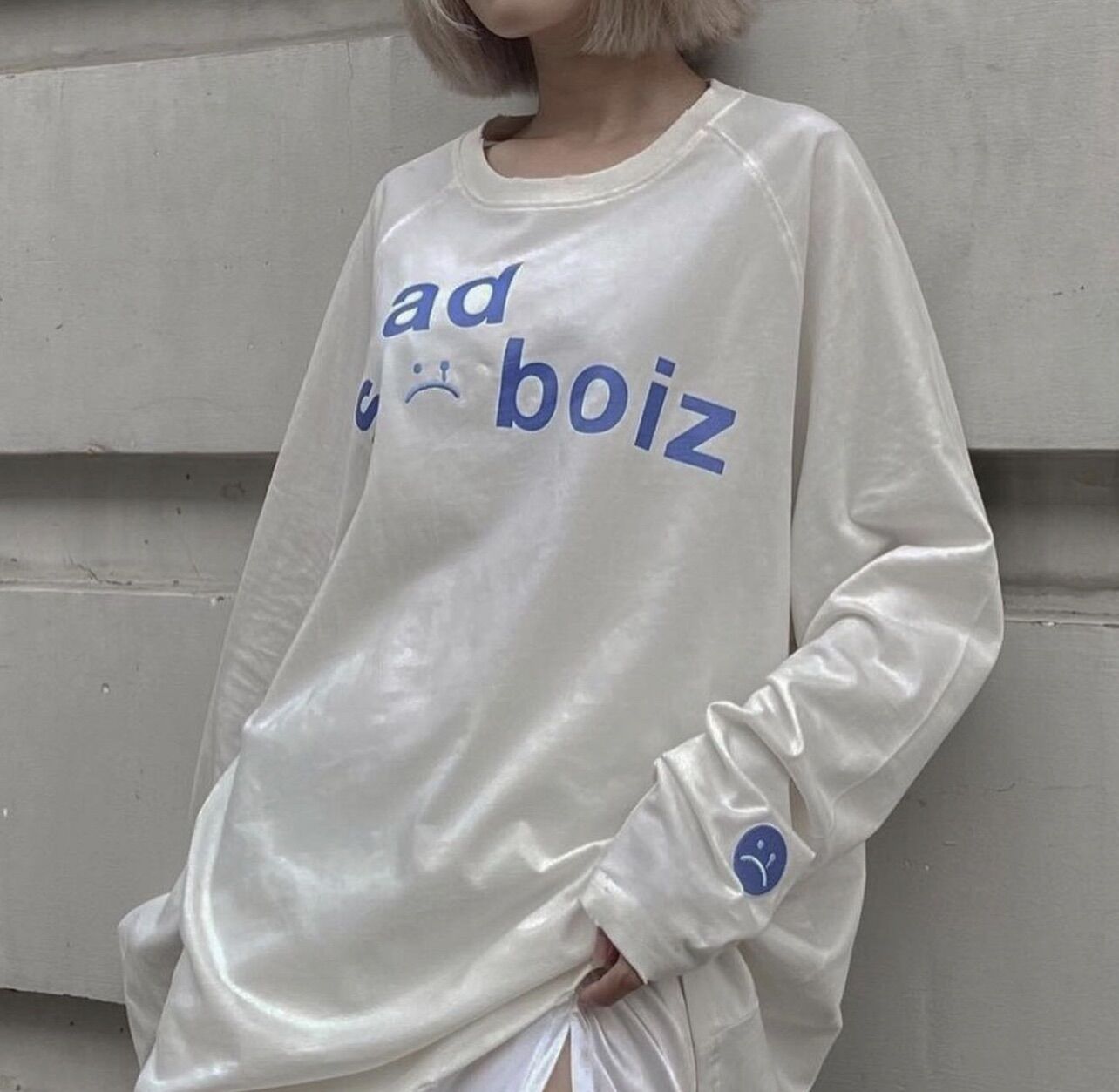 Áo sweater sadboiz signature tay dài full tag tee local brand sad story long anti cry unisex nam nữ