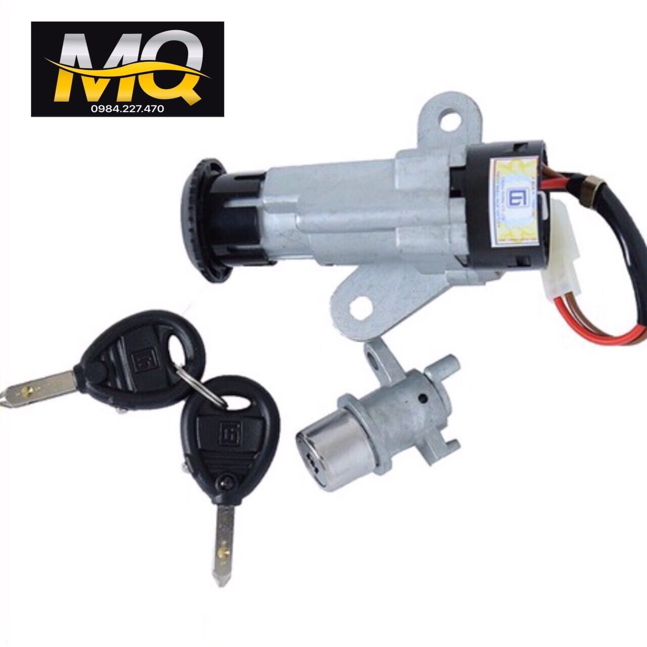 BỘ Ổ KHOÁ XE JUPITER V , JUPITER MX , JUPITER MX  (6 CẠNH ĐIỆN VÀ YÊN)