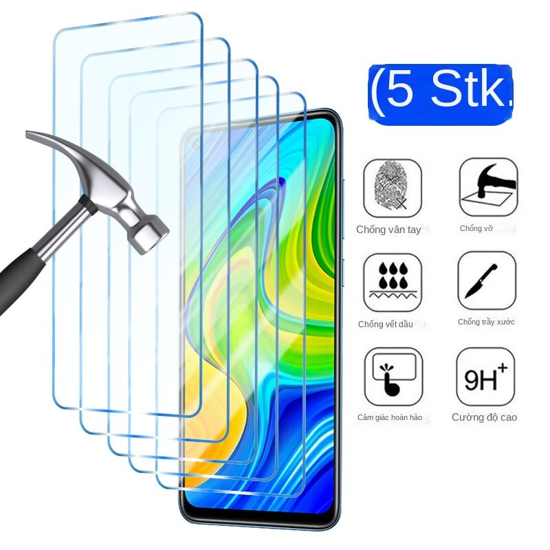 5 miếng dán cường lực cho redmi note 12 11 10 9 8 pro plus 5g redmi 10c 9c 9a note 11s 10s 9t 9s 8t