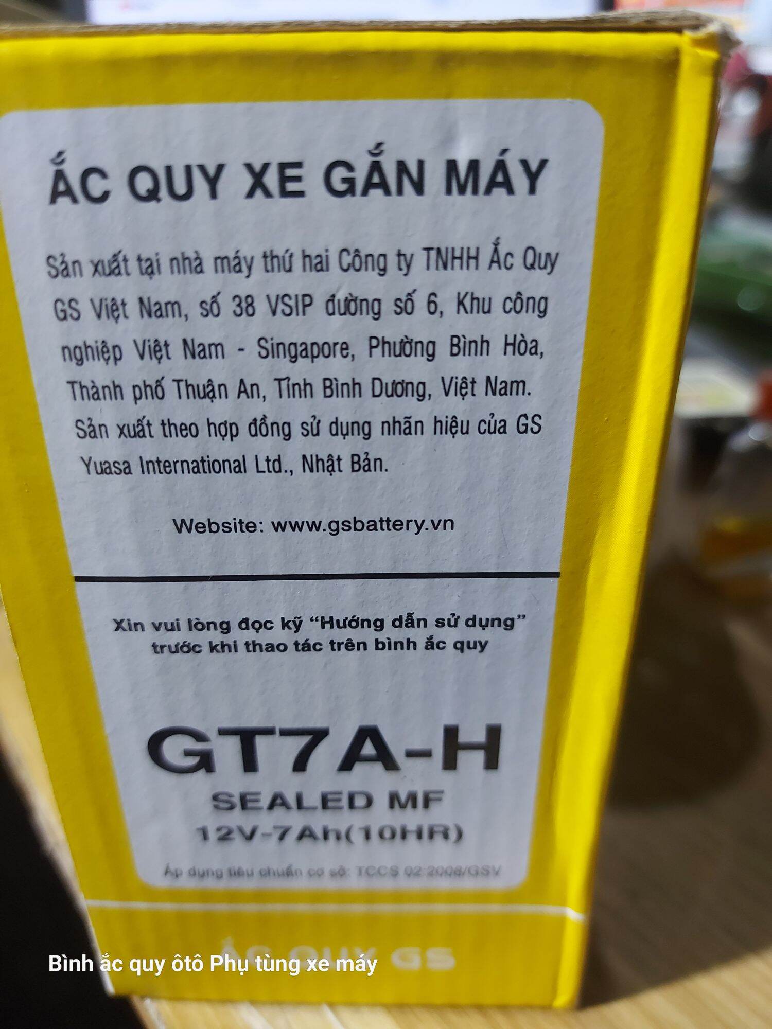 BÌNH ẮC QUY XE SH Ý,DYLAN, @..VEPPA