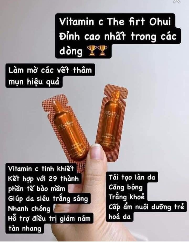 Serum Ohui trắng da set 30 ống×1ml