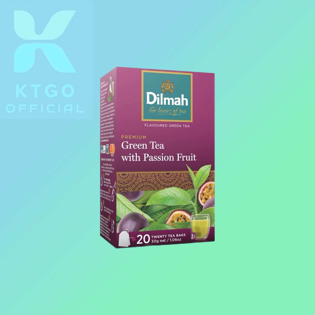 Trà xanh Dilmah hương chanh dây 30g