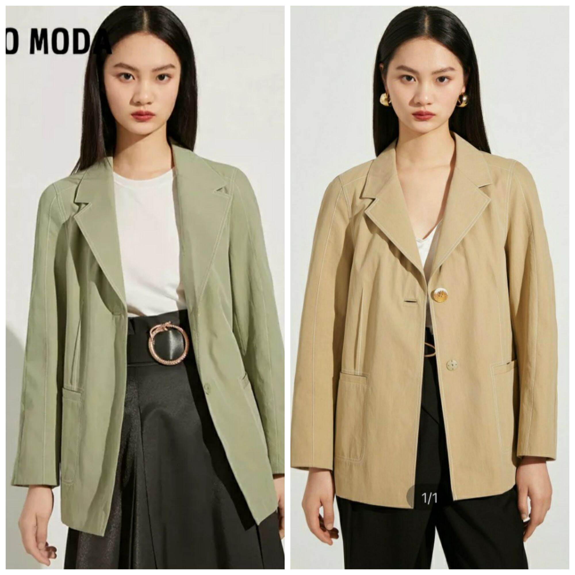 Vero Moda Áo khoác blazer cổ vest oversize newtag