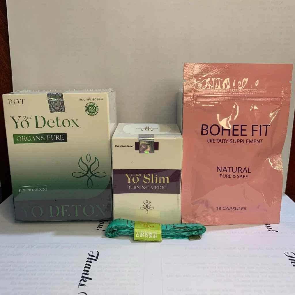 Bộ đôi giảm cân Yoslim và yodetox chính hãng B.O.T