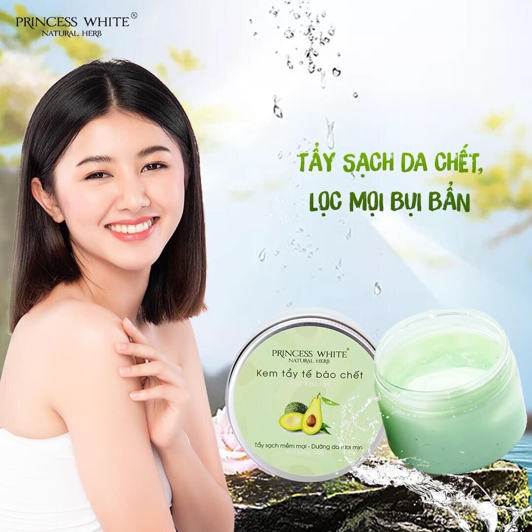 TẨY DA CHẾT FACE PRINCESS WHITE CHÍNH HÃNG
