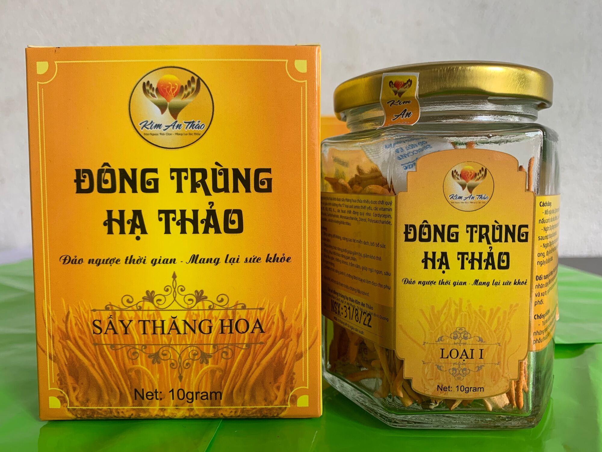 Đông trùng hạ thảo Kim An Thảo 10g sấy thăng hoa