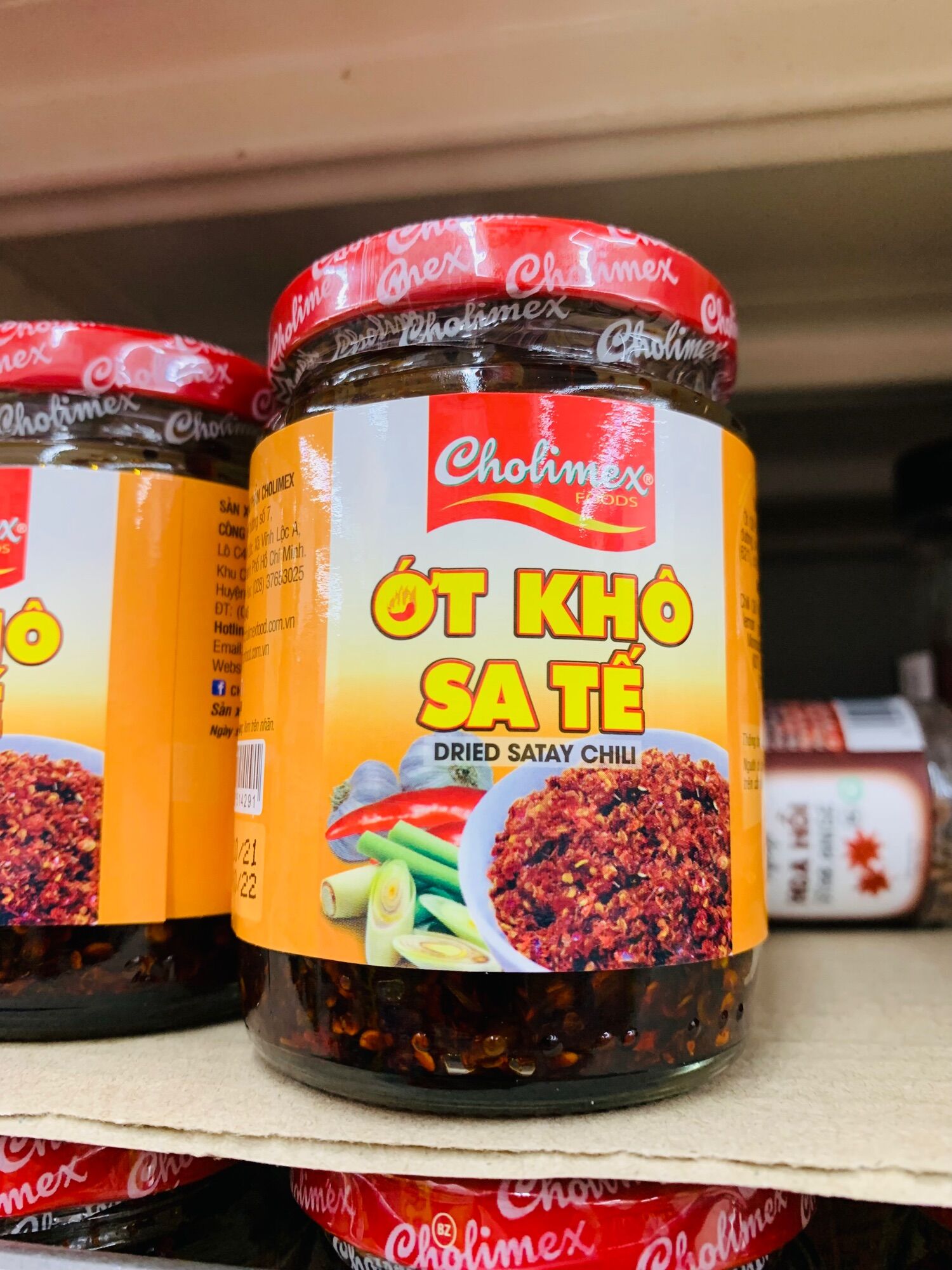Ớt khô sa tế cholimex 100g