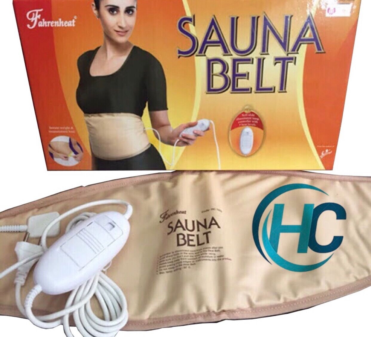 [CHÍNH HÃNG] Đai quấn nóng giảm mỡ bụng Sauna Belt