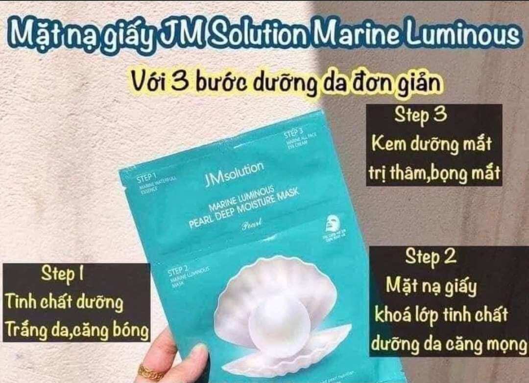 Hộp mặt nạ giấy JM solution ngọc trai