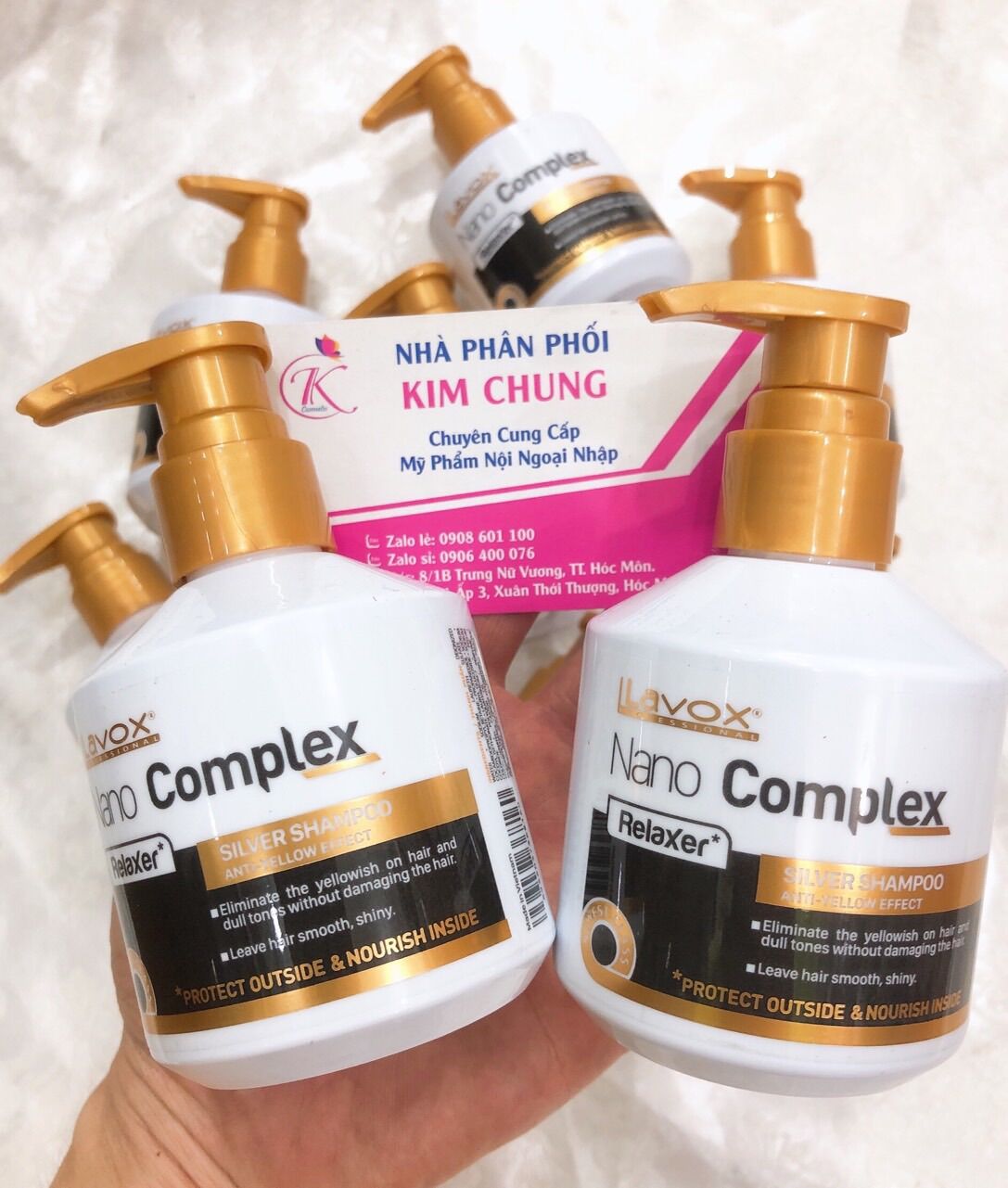 Dầu gội khử vàng Lavox Nano Complex 200ml
