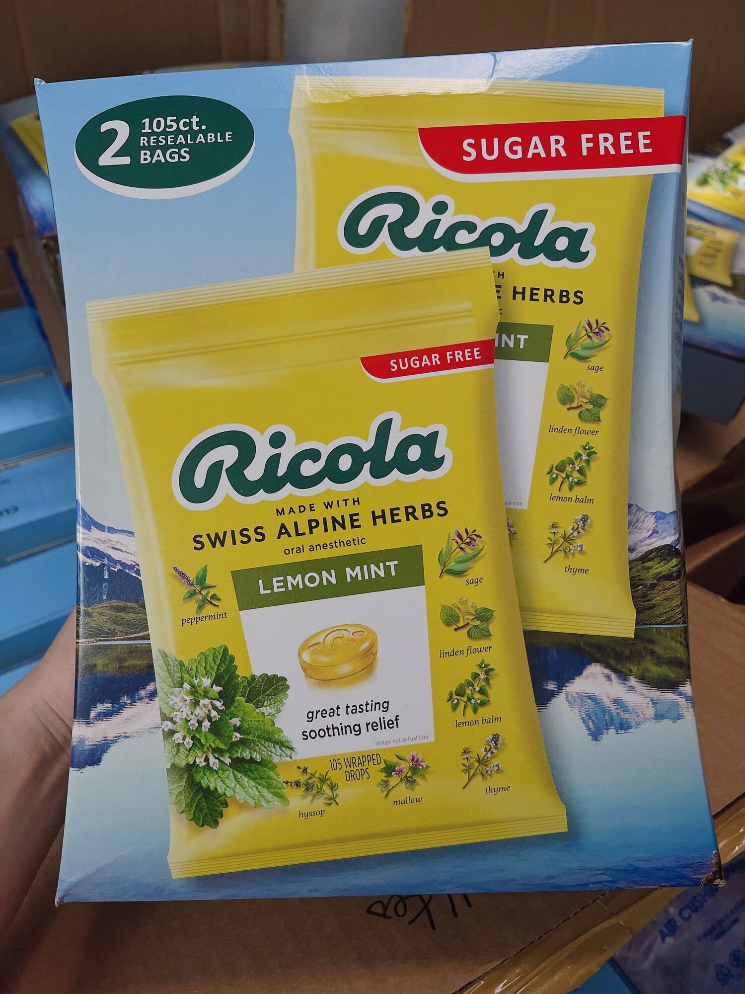 Kẹo ngậm ho Ricola của mỹ