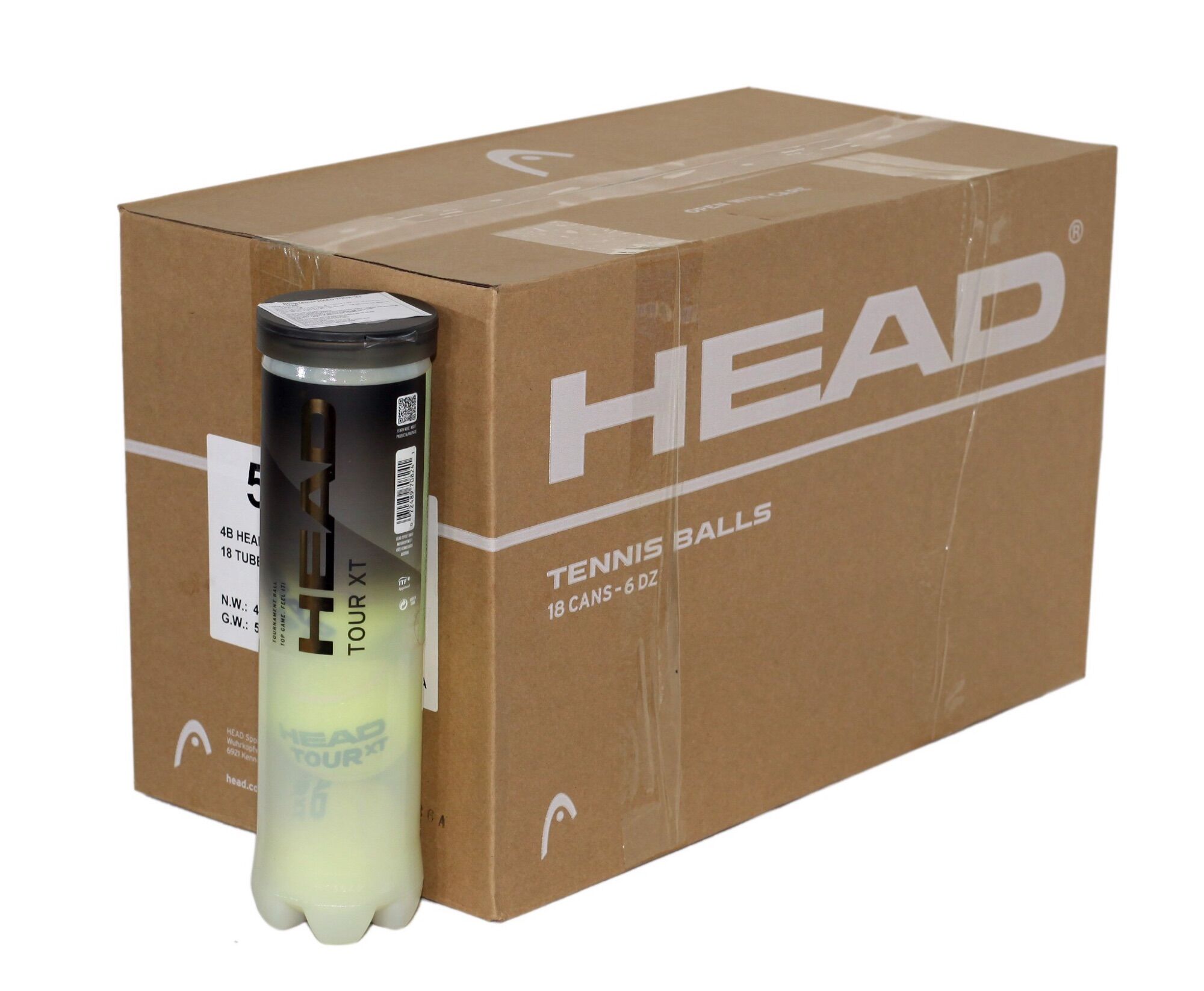 Thùng 18 hộp bóng head tour xt
