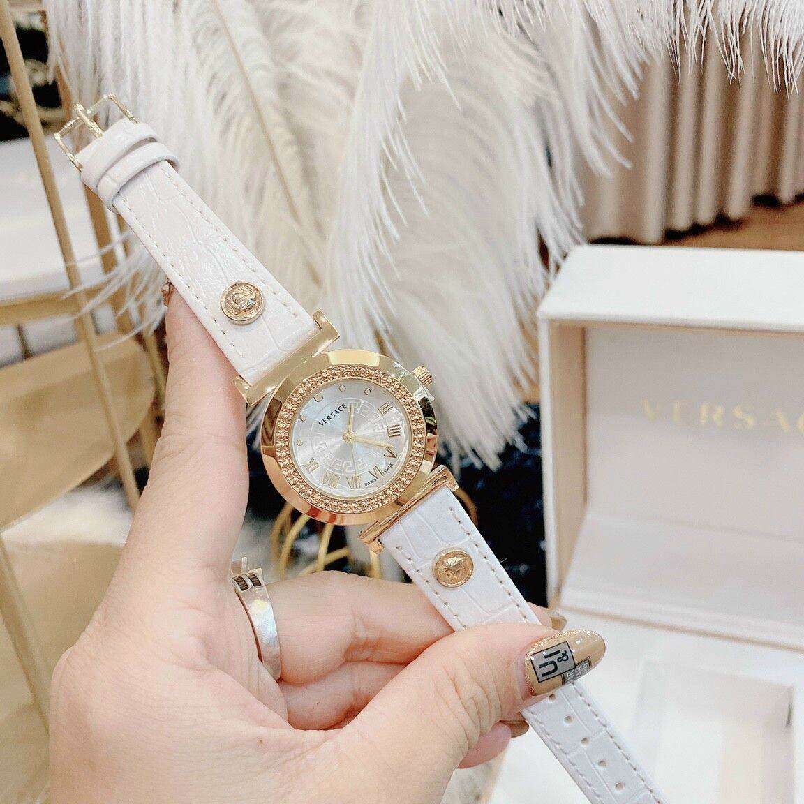 Đồng Hồ VC dây da cao cấp
