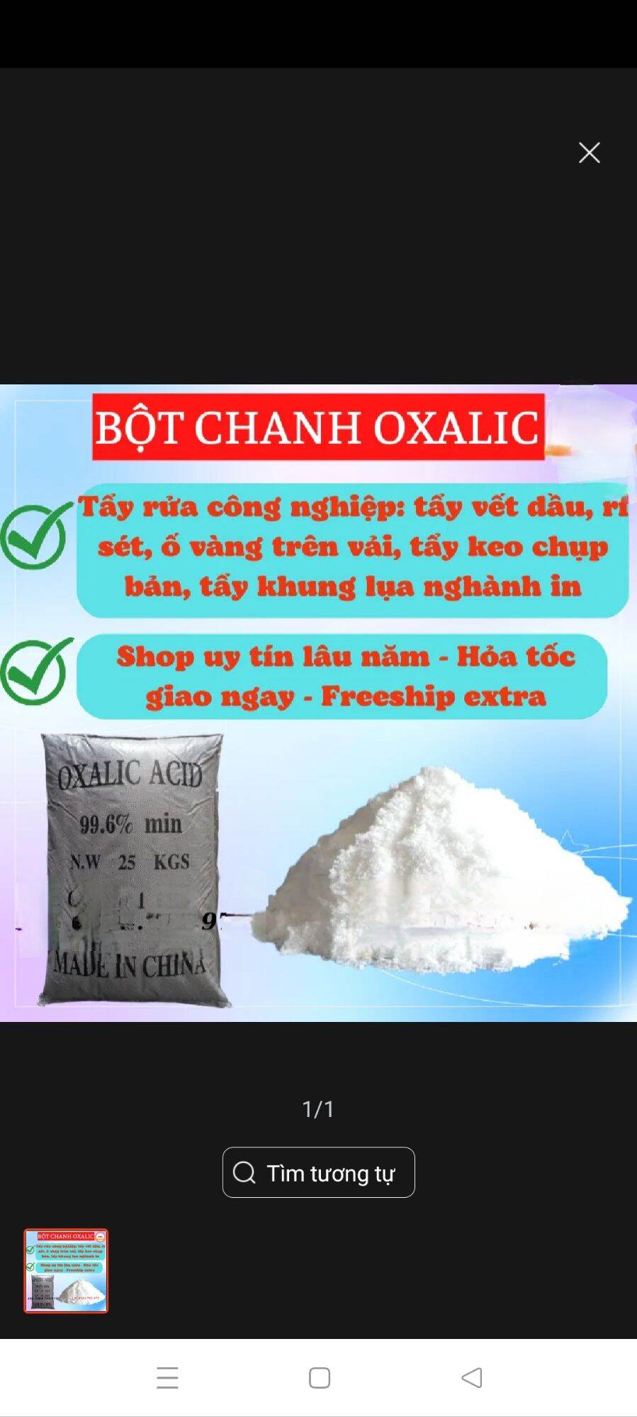 Bột chanh Oxalic tẩy rửa công nghiệp, bột oxalic tẩy vết dầu, rỉ sét, ố vàng trên vải dùng trong giặt ủi, quần áo, oxalic acid tay trang