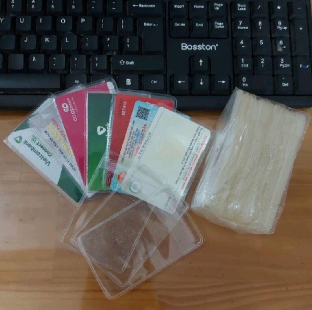 Túi nhựa đựng cccd.2 cái