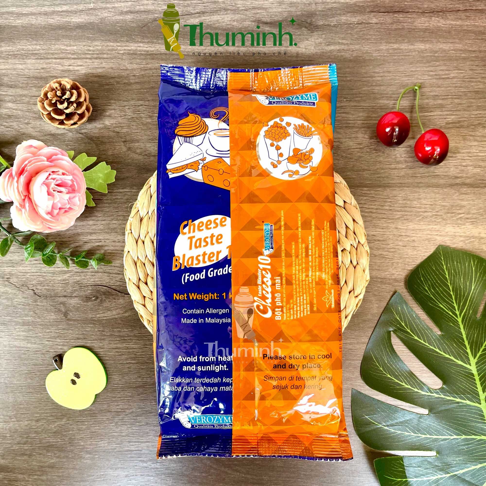 Bột Phô Mai Malaysia Verozyme Gói 1Kg