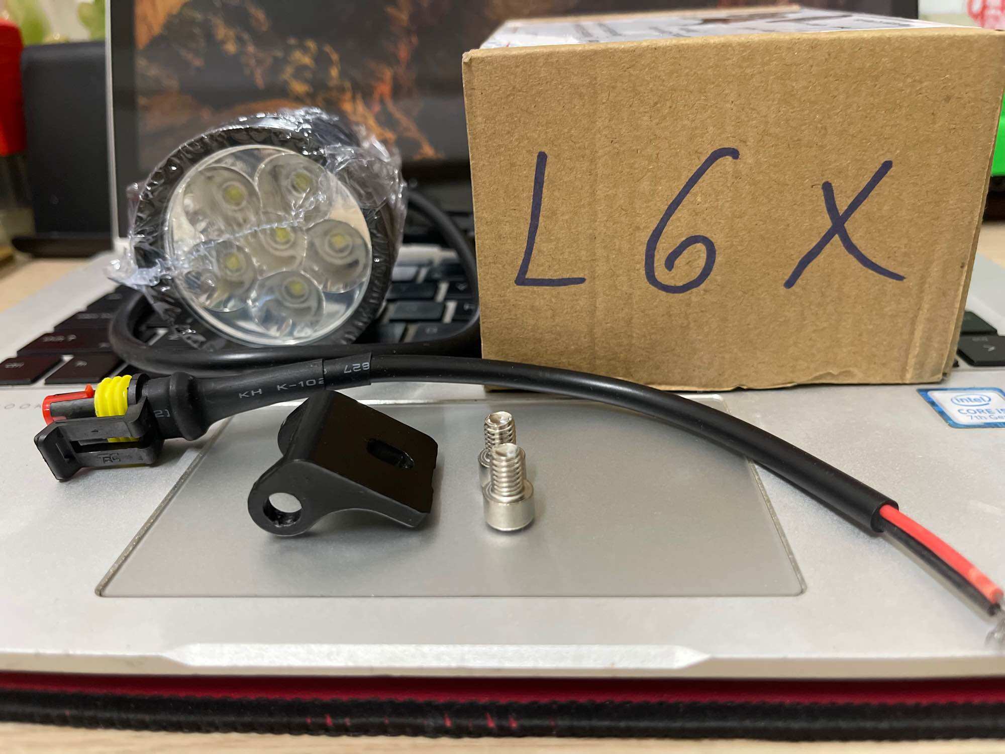 Đèn led trợ sáng L6X siêu sáng full phụ kiện