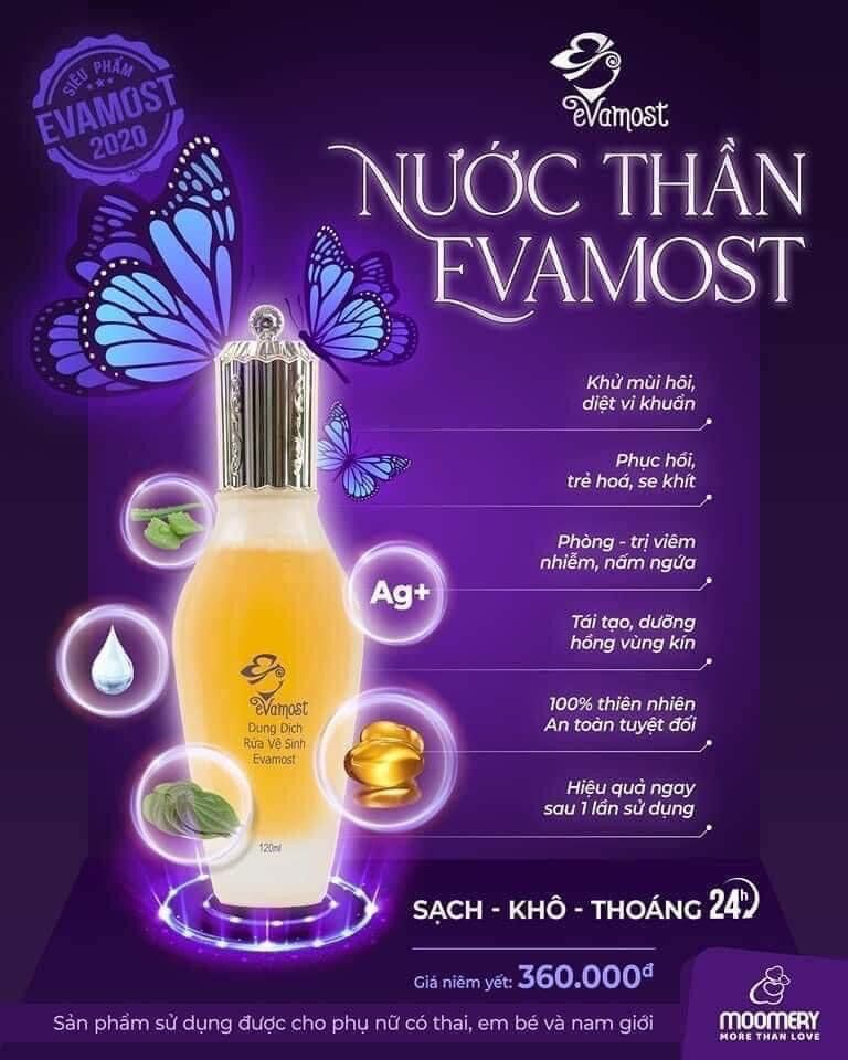 💧💧💧DUNG DỊCH VỆ SINH  EVARMOST  💯Chính Hãng