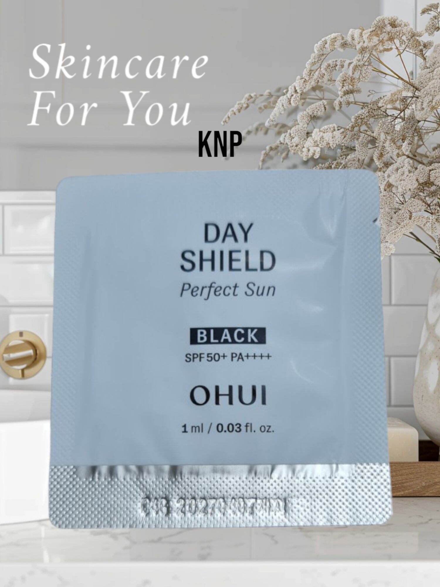 Set 10 gói kem chống nắng Ohui black