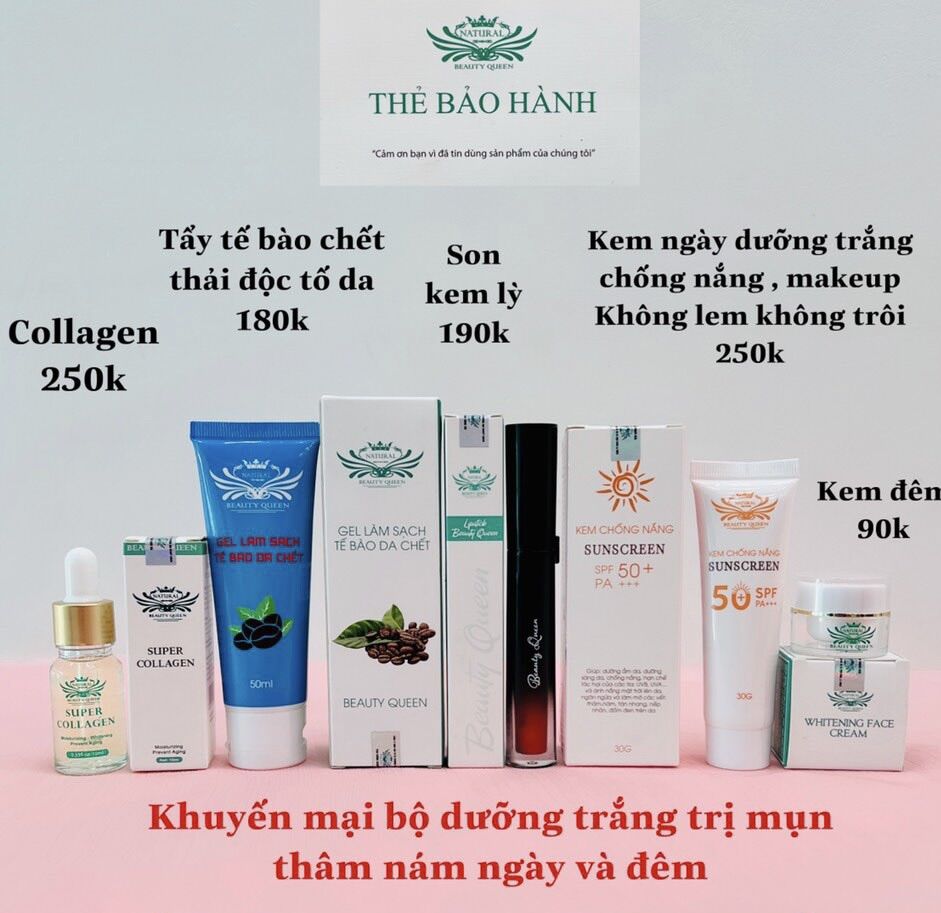 Combo dưỡng da beauty queen 5 sản phẩm 120k