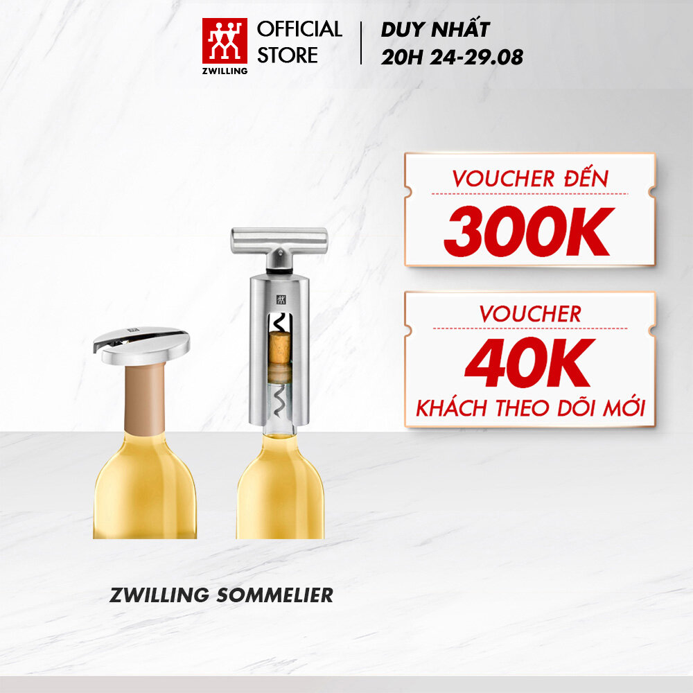 Bộ dụng cụ khui rượu 2 món ZWILLING Sommelier - bằng thép không gỉ cao cấp