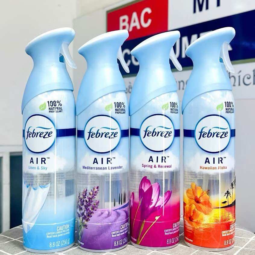 [Hàng Mỹ] Xịt thơm đủ hương phòng Febreze 250g