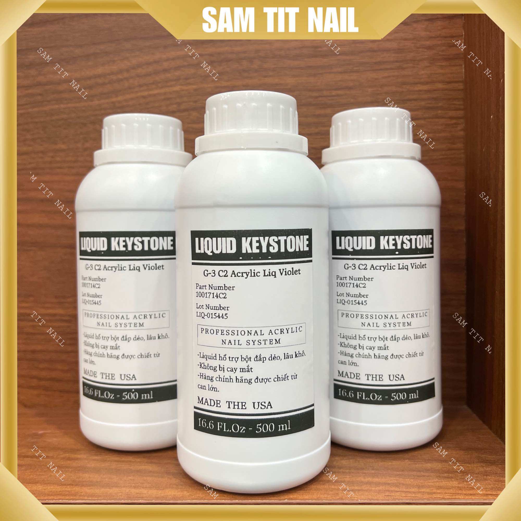 Dung dịch LIQUID Mỹ đắp móng bột 100ml hàng cao cấp chuẩn Mỹ
