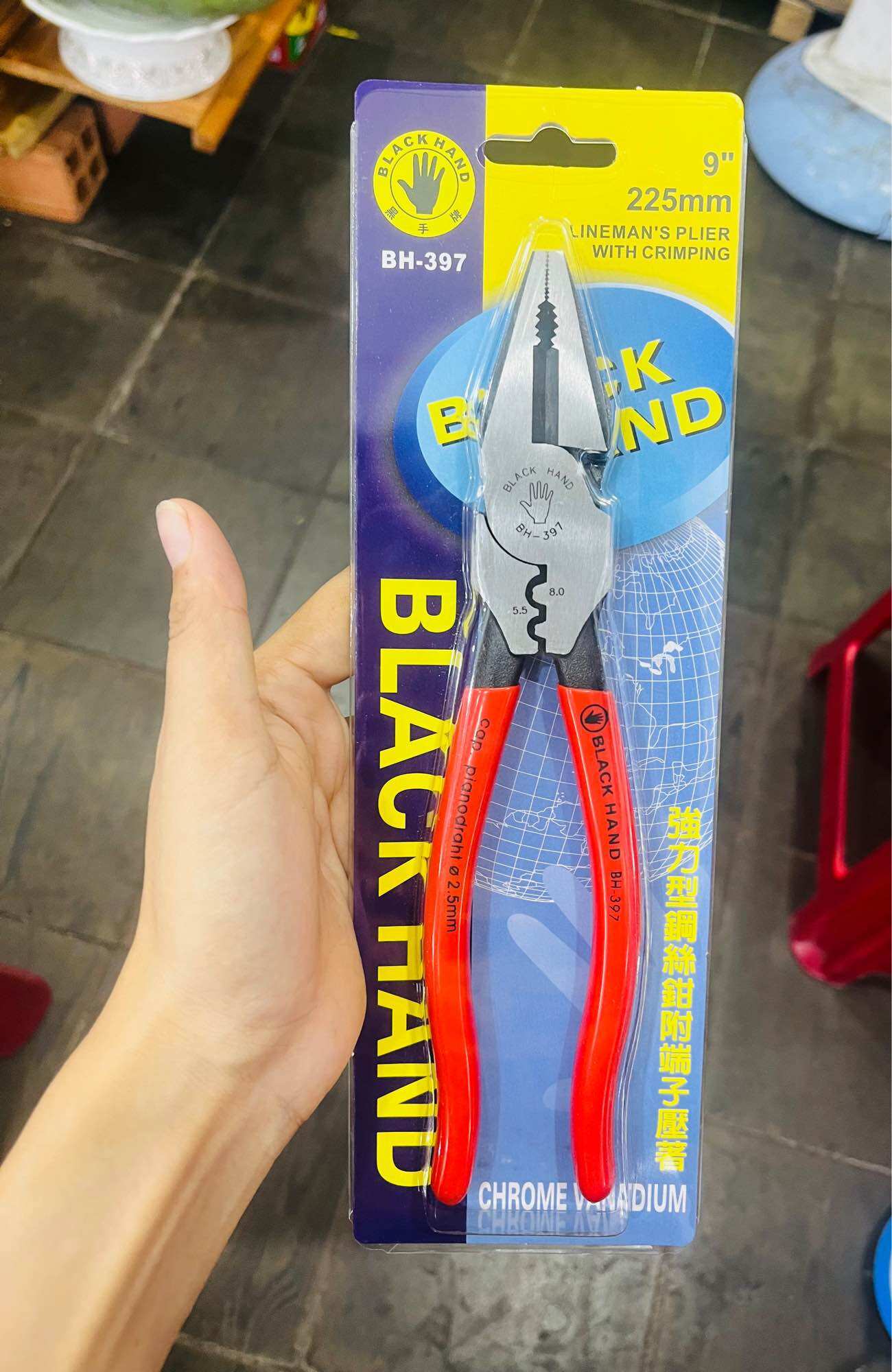kềm điện 9” có bấm cos Blachank