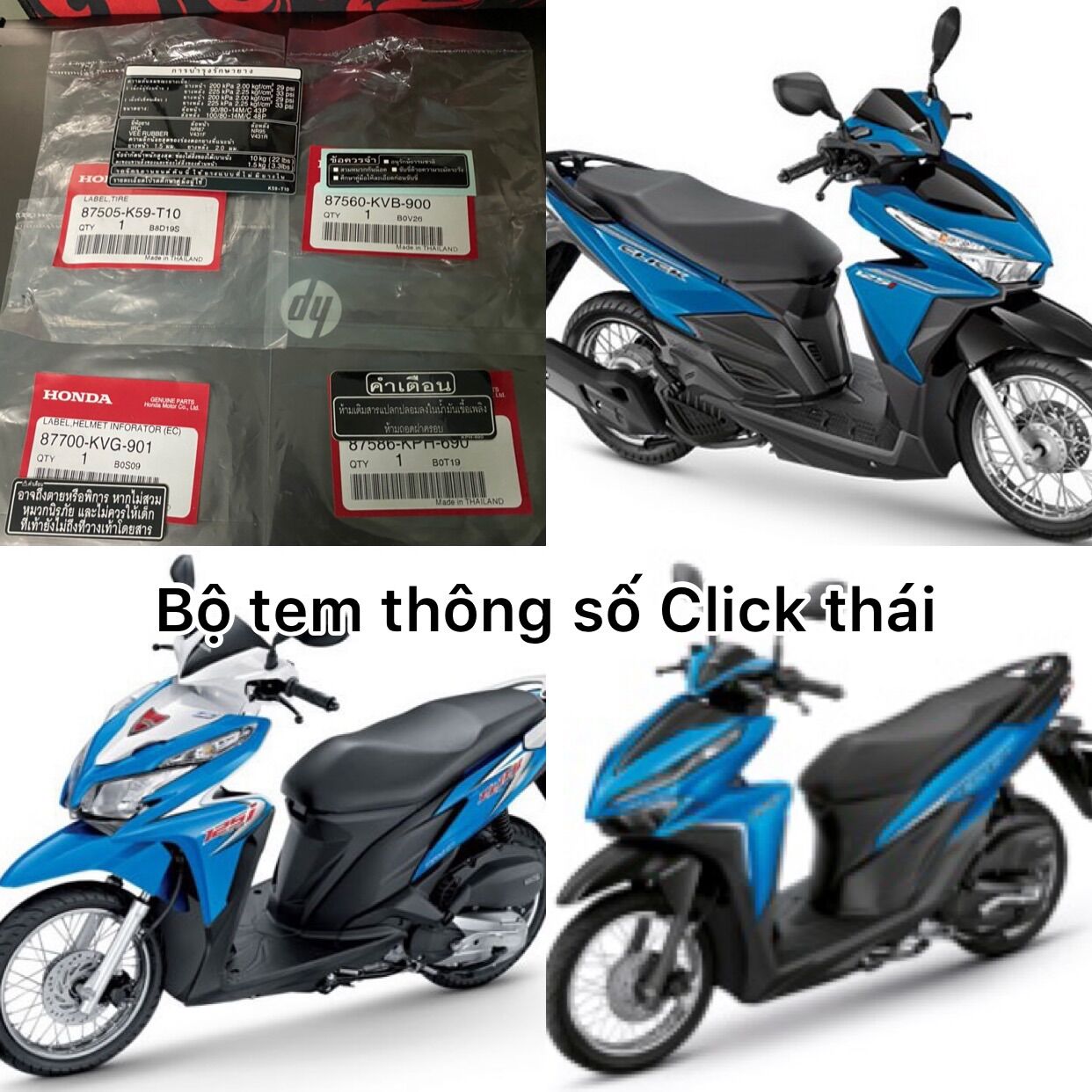 Tem Thông Số Click thái 2013 - 2020