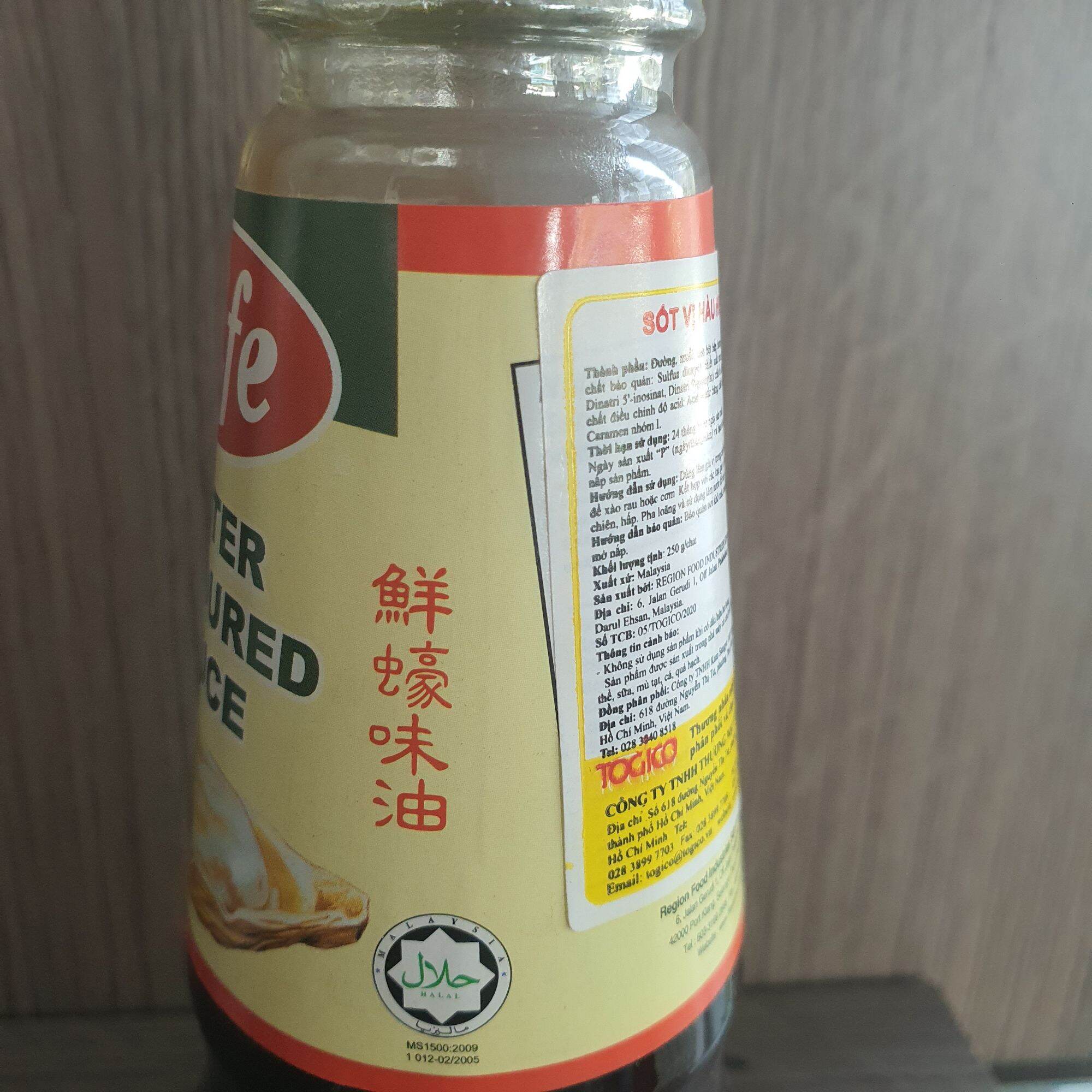 Sốt Dầu Hào Life Chai 250g