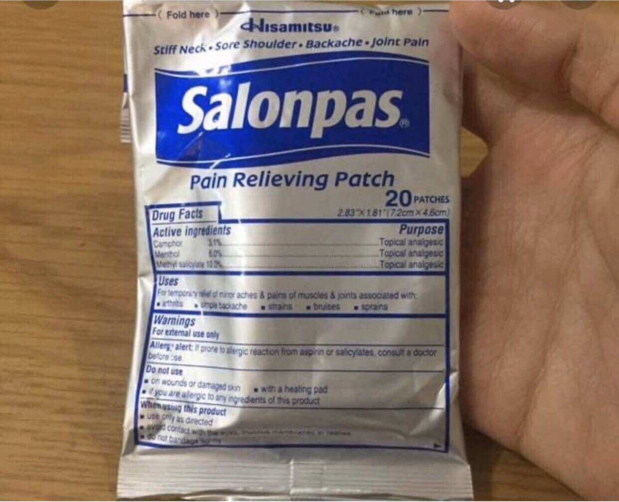 Miếng dán Hisamitsu Mỹ hộp 140 miếng - Date 11/2024