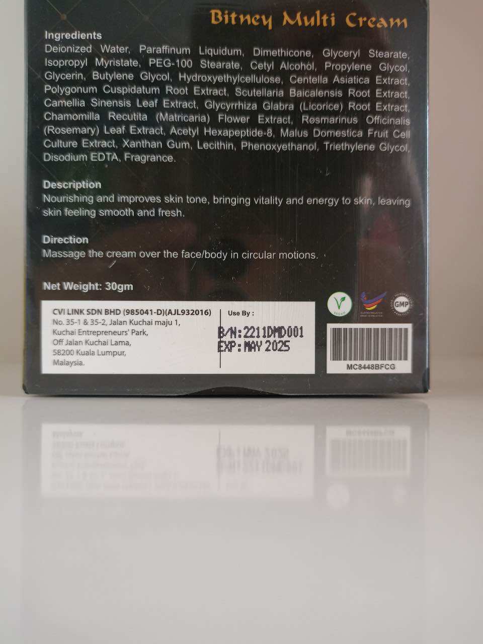 KEM BITNEY MULTI CREAM - Kem Đa Chức Năng.30gr