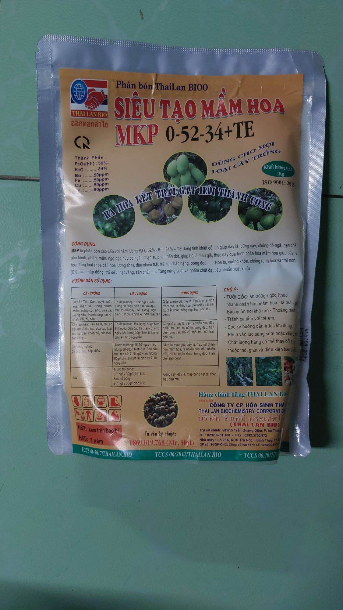 Phân bón lá mkp 1kg