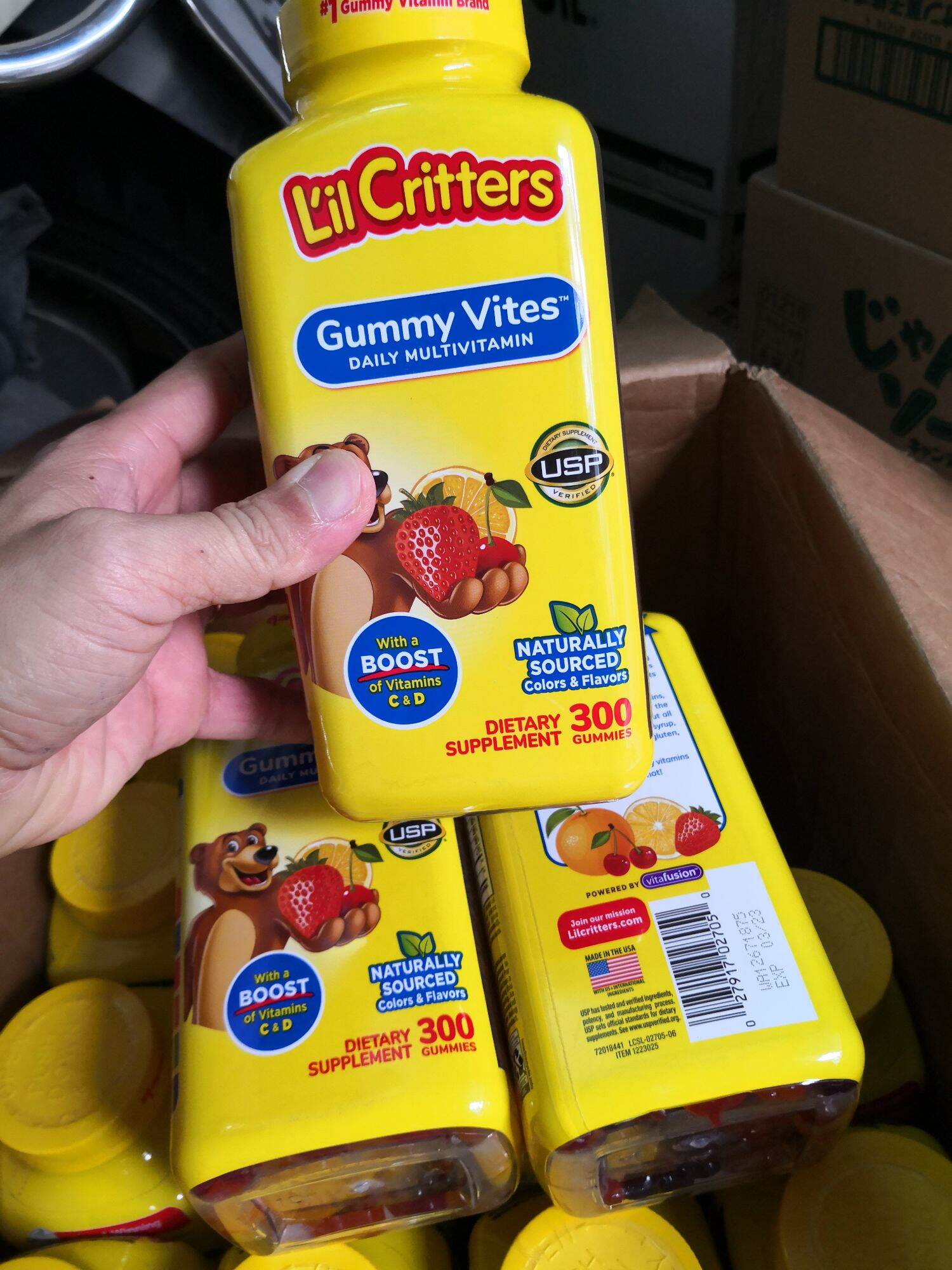 Kẹo Dẻo Vitamin Lil Critters Gummy Vites 300 viên