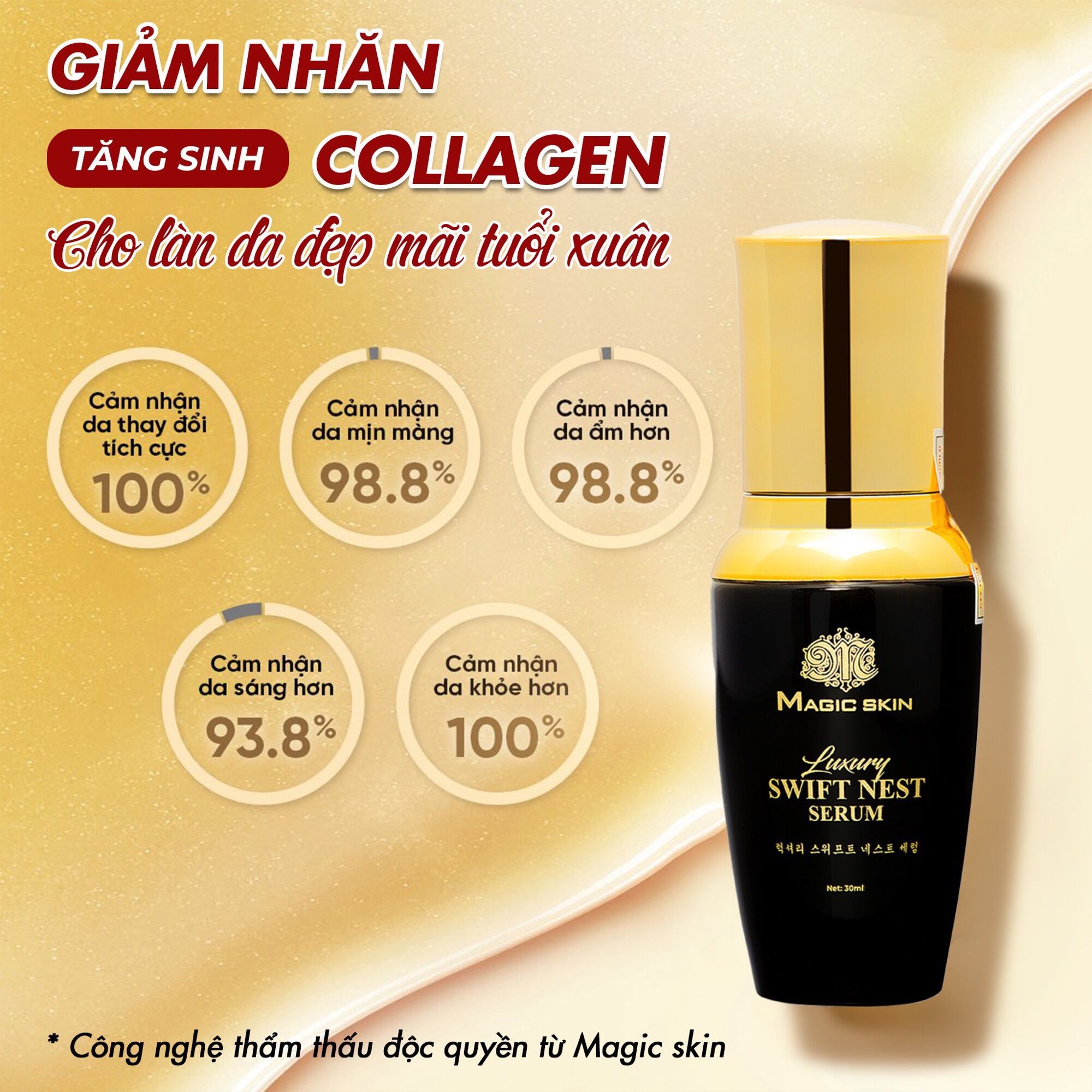 Serum yến tươi ngừa lão hoá