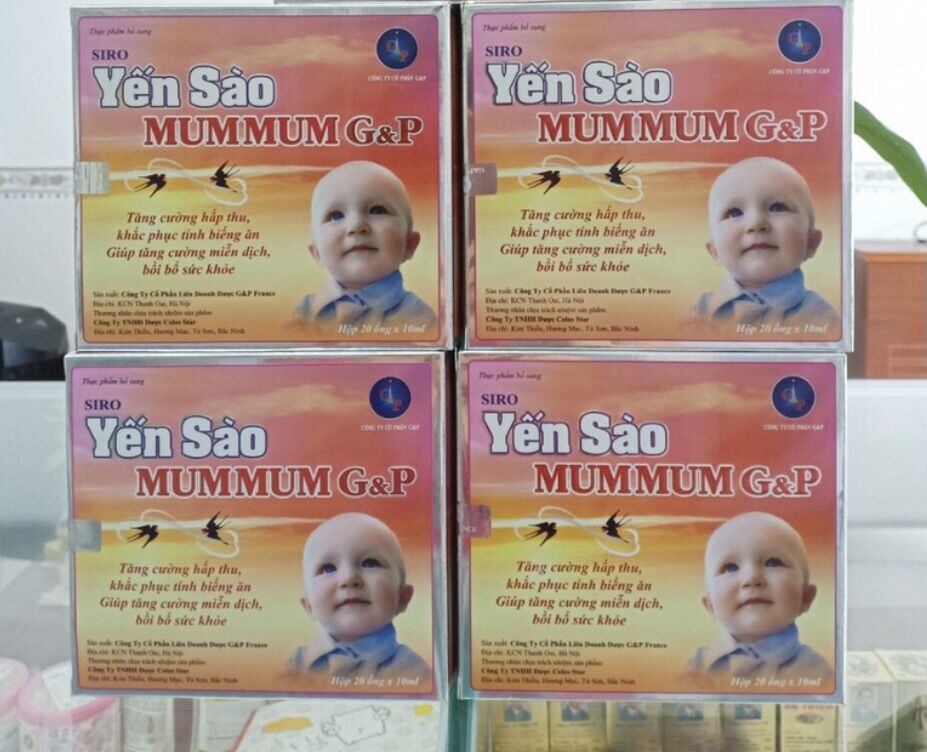 Yến sào mum mum G&P tăng cường hấp thu giúp trẻ ăn ngủ ngon hơn