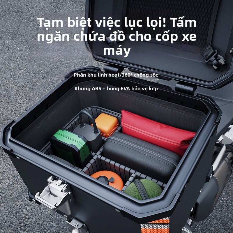 LIQIADANDUN | Hộp Dụng Cụ Tidy Cho Xe Tự Hành Piaggio X7
