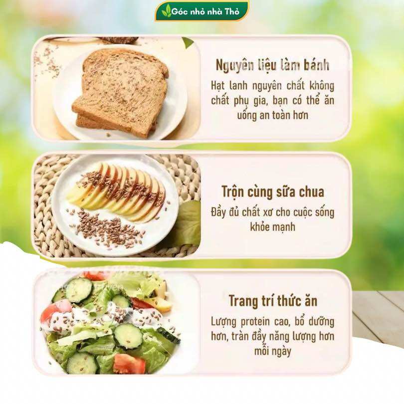 Hạt Lanh Nâu Canada Hữu Cơ 500g